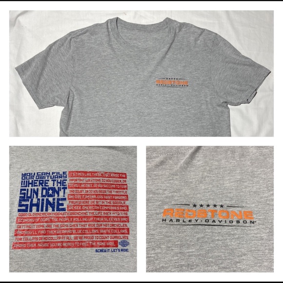 Harley-Davidson Redstone Shirt. Medium. Huntsville, Alabama. - Picture 7 of 8